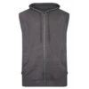 Bigdude Loop Back Sleeveless Hoody Charcoal -Bigdude bd20sg01 07 1 3