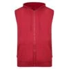 Bigdude Loop Back Sleeveless Hoody Burgundy -Bigdude bd20sg01 10 1 3