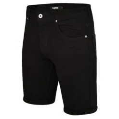 Bigdude Stretch Denim Shorts Black 8 Bigdude Stretch Denim Shorts Black -Bigdude bd20sh02 01 2 1