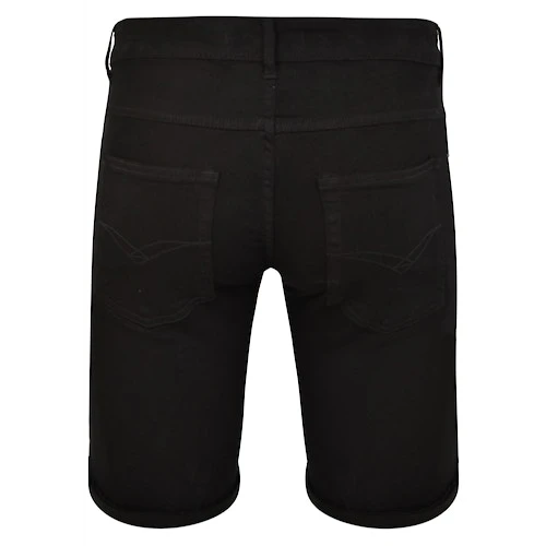 Bigdude Stretch Denim Shorts Black 5 Bigdude Stretch Denim Shorts Black - Image 3