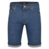 Bigdude Stretch Denim Shorts Mid Wash -Bigdude bd20sh02 02 1