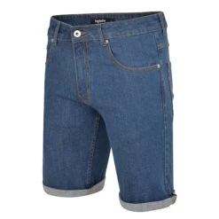 Bigdude Stretch Denim Shorts Mid Wash -Bigdude bd20sh02 02 2