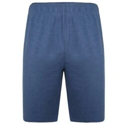 Bigdude Twin Pack Classic Pyjama Shorts Denim Marl/Burgundy -Bigdude bd20shb01 09 blue 1