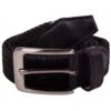 Robbie Stretch Braided Belt Black -Bigdude bd21b01 01 2