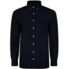 Bigdude Oxford Long Sleeve Shirt Navy -Bigdude bd21sls01 02 navy 1