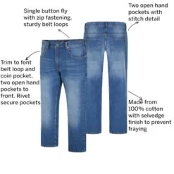 Bigdude Selvedge Ridge Jeans Light Wash -Bigdude be5520a2 079