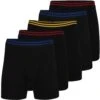 Bigdude 5 Pack Boxer Shorts Black 2 Bigdude 5 Pack Boxer Shorts Black -Bigdude boxer shorts 1