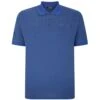 Bigdude Buttoned Pocket Polo Shirt Royal Blue Marl -Bigdude c5fd4851 bd23p18 16