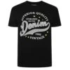 Bigdude Denim Print T-Shirt Black -Bigdude c721fece nocodedenimblack 1