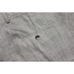 Bigdude Linen Look Elasticated Waist Chino Shorts Charcoal -Bigdude c7ded671 20bd22sh19 07 charcoal 3