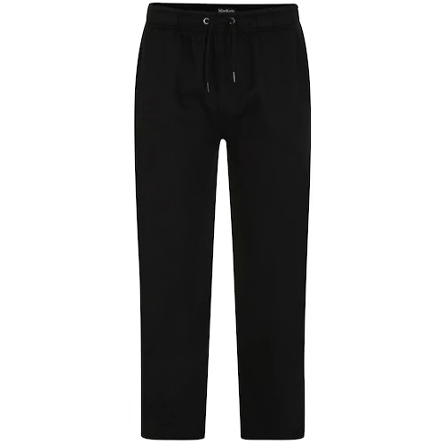 Bigdude Open Hem Joggers Black 9 Bigdude Open Hem Joggers Black - Image 7