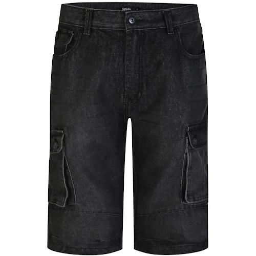 Bigdude Cargo Denim Shorts Black 4 Bigdude Cargo Denim Shorts Black - Image 2