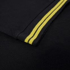 Bigdude Tipped Polo Shirt Black/Yellow -Bigdude c892f71f img 8218