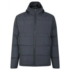 Bigdude Warm Puffer Jacket Charcoal