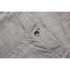 Bigdude Linen Look Elasticated Waist Chino Shorts Charcoal -Bigdude cb344bcf 20bd22sh19 07 charcoal