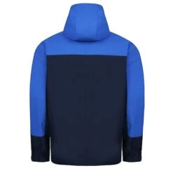 Bigdude Contrast Panel Showerproof Hooded Jacket Navy -Bigdude cb688597 bd22jck01 02 3