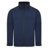 Bigdude Softshell Showerproof Jacket Navy -Bigdude cd179f16 coat blue 1