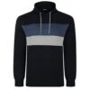 Bigdude Colour Block Hoody Navy -Bigdude ce0a0291 colourblockhoody navy 1