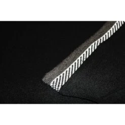 Bigdude Jacquard Contrast Pique Polo Shirt Black -Bigdude cec81f98 img 1491