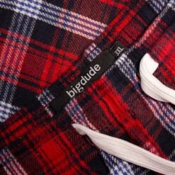 Bigdude Woven Checked Pyjama Set Navy -Bigdude cf18ff19 img 8980