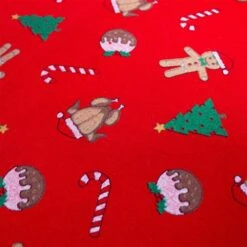 Bigdude All Over Christmas Print Pyjama Set Red -Bigdude d11bfbae bd23pj08