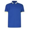 Bigdude Jacquard Contrast Pique Polo Shirt Royal Blue -Bigdude d1b84bd3 bd22p10 16 royalblue 1
