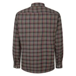 Bigdude Long Sleeve Check Shirt Grey -Bigdude d5160140 bd23ls20 03 2