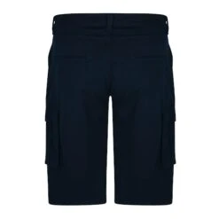 Bigdude Stretch Twill 3/4 Length Cargo Shorts Navy -Bigdude d64258c6 2aeef5ab bd22sh08 02 navy 3