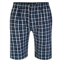 Bigdude Woven Checked Pyjama Set Navy/Blue -Bigdude d64ecdc8 bd23pj06 07 bottoms 1