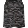 Bigdude Elasticated Waist Cargo Camo Shorts Charcoal 2 Bigdude Elasticated Waist Cargo Camo Shorts Charcoal -Bigdude d6efeec3 bd23sh10 07 1