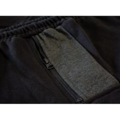 Bigdude Contrast Joggers With Zip Pockets Black/Charcoal -Bigdude d9697631 img 9074