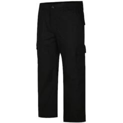 Bigdude Lightweight Elasticated Waist Cargo Trousers Black -Bigdude dbaa9fe1 bd22tr02 01 bblack 2