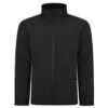 Bigdude Softshell Showerproof Jacket Black -Bigdude df2fe469 coat black 1