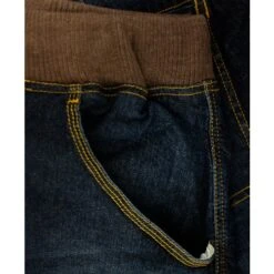 Bigdude Jersey Waistband Denim Shorts Dark Wash -Bigdude dfeccba7 img 7748