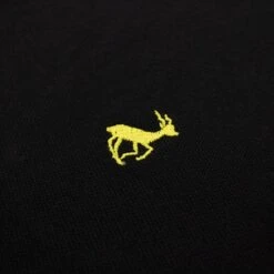 Bigdude Tipped Polo Shirt Black/Yellow -Bigdude e0a97ad4 img 8213