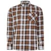 Bigdude Long Sleeve Flannel Shirt Brown -Bigdude e2ad62d3 bd22ls15 12 brown 1