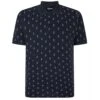 Bigdude Geometric Print Polo Shirt Navy -Bigdude e470cee5 3
