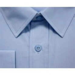 Bigdude Classic Long Sleeve Poplin Shirt Light Blue -Bigdude e70a9582 img 7989