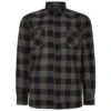 Bigdude Checked Overshirt Charcoal/Black 2 Bigdude Checked Overshirt Charcoal/Black -Bigdude e7563482 bd23ls16 07 1