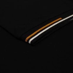 Bigdude Designer Tipped Polo Shirt Black -Bigdude e966369f img 8392