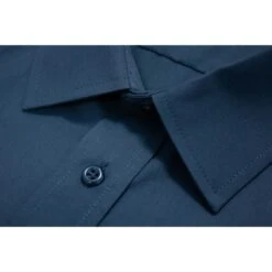 Bigdude Classic Long Sleeve Poplin Shirt Petrol -Bigdude e98278a1 img 7990