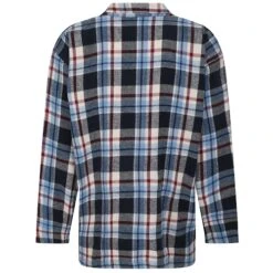 Bigdude Woven Checked Pyjama Set Light Blue -Bigdude e9c2198d bd23pj16 27 top 2