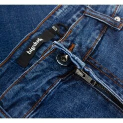 Bigdude Loose Fit Straight Cut Stretch Jeans Mid Wash -Bigdude ea25feb4 img 7881