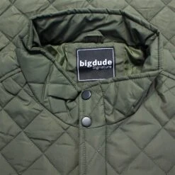 Bigdude Classic Quilted Jacket Khaki -Bigdude ee7ef2a5 img 9051