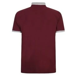 Bigdude Las Vegas Pique Polo Burgundy -Bigdude efe47f92 bd22p16 10 burgundy 2