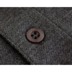 Bigdude Long Sleeve Polo Shirt Charcoal Marl -Bigdude f5147a4c lsp1