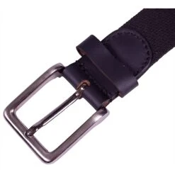 Usain Elasticated Belt Black -Bigdude f5d13c6c img 4709 clipped rev 1