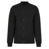 Bigdude Button Up Baseball Jacket Black 2 Bigdude Button Up Baseball Jacket Black -Bigdude f796efba bd22jck14 01 black 1