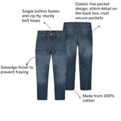 Bigdude Selvedge Ridge Jeans Vintage Wash -Bigdude fd0d51f5 014