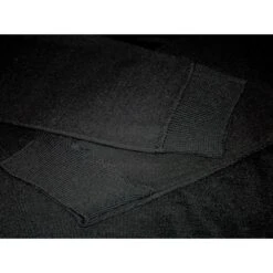 Bigdude Zip Neck Knitted Pullover Black -Bigdude fe9ff7e9 img 9941